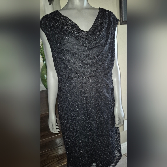 connected apparel Dresses & Skirts - Connected Woman Cute Black Dress  glitters